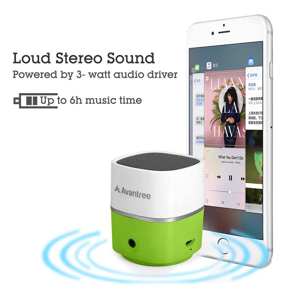 boxa bluetooth avantree pluto air green