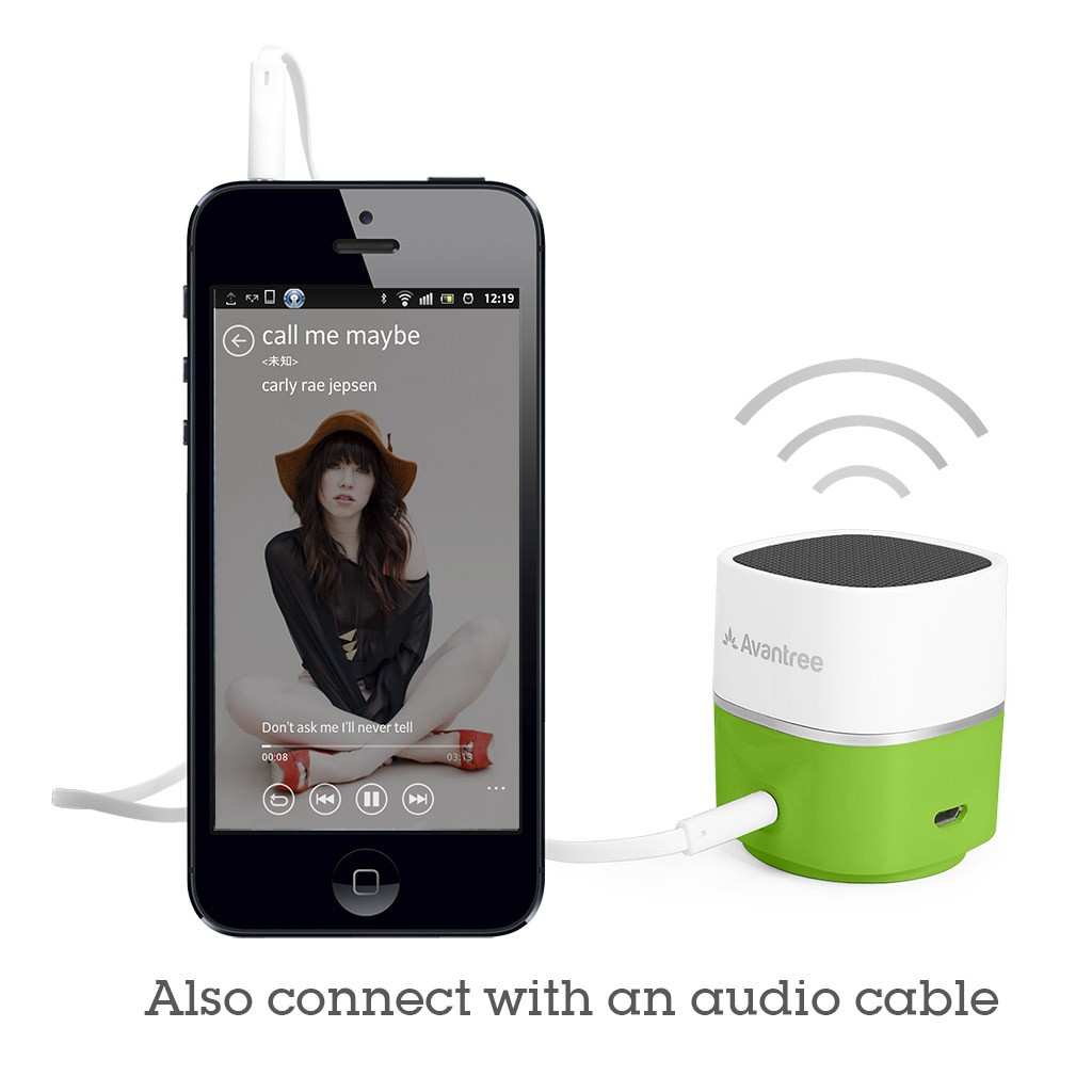 boxa bluetooth avantree pluto air green