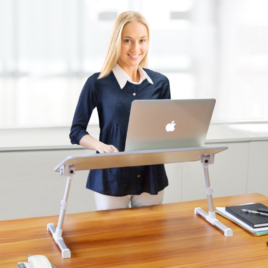 stand laptop Avantree TB101L gri, multifunctional, pentru lucrul la birou